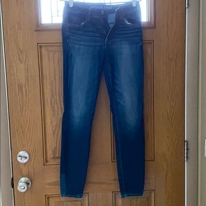 High-rise jogging super stretch jeans